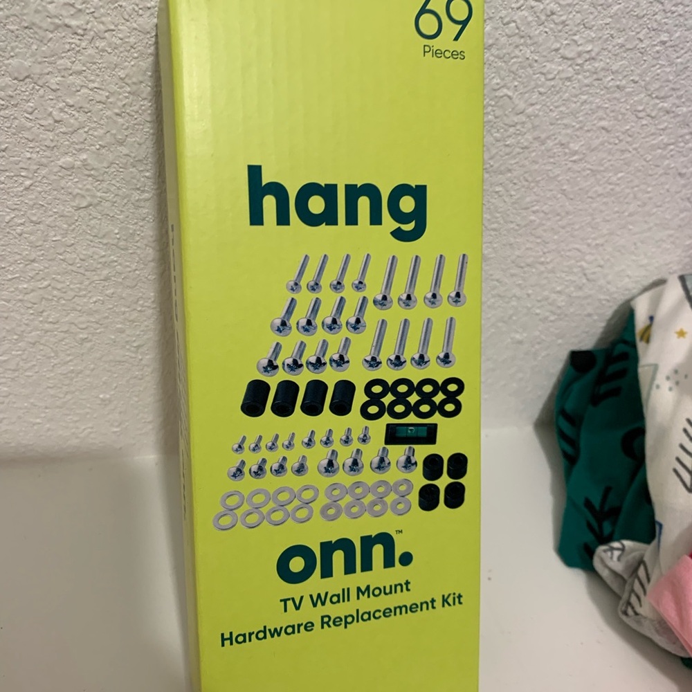 Hang Onn TV wall mount hardware replacement Kit